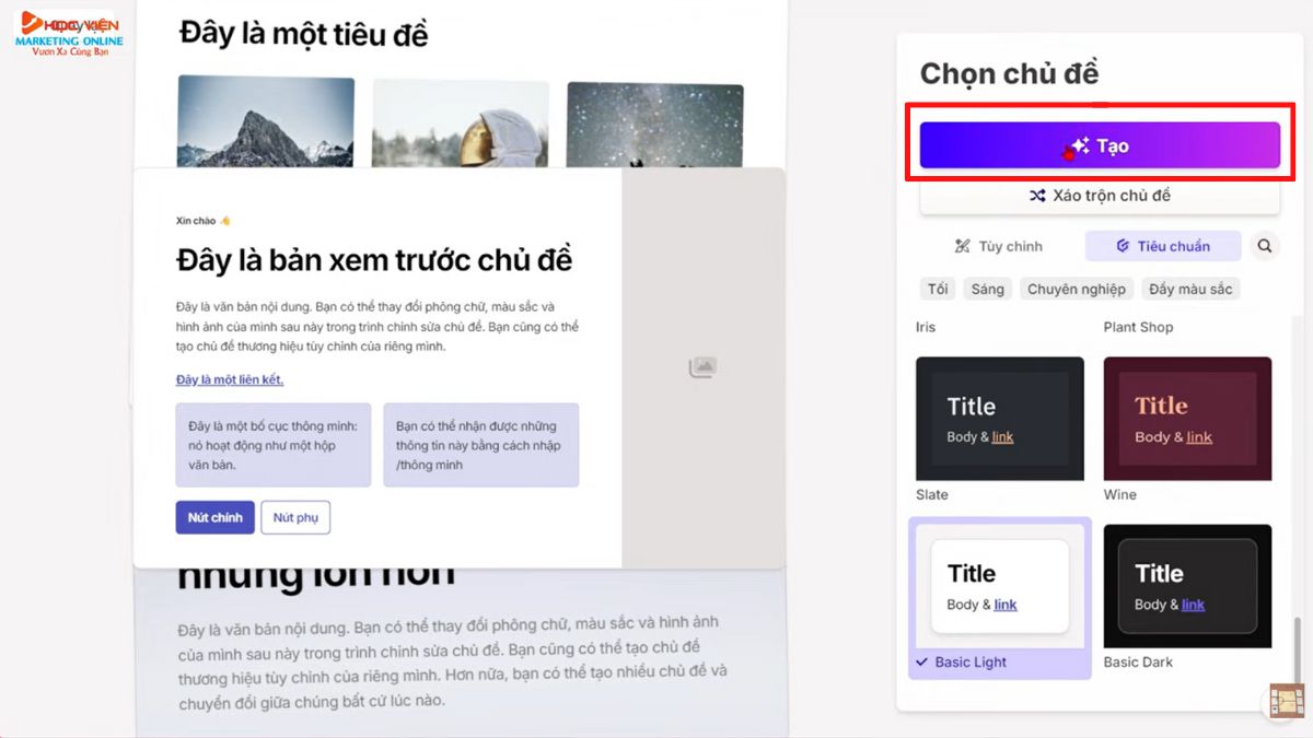 Hướng dẫn cách sử dụng Gamma tạo bài thuyết trình PowerPoint- Tạo bằng văn bản bước 7