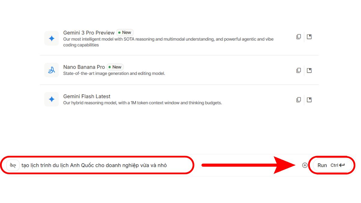 Hướng Dẫn Cách Sử Dụng Gemini 3 Ứng Dụng Trong Công Việc bước 3