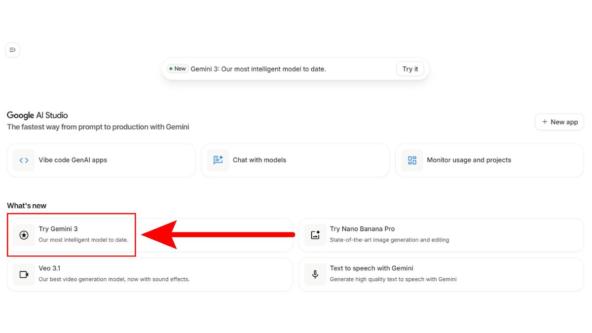 Hướng Dẫn Cách Sử Dụng Gemini 3 Ứng Dụng Trong Công Việc bước 2