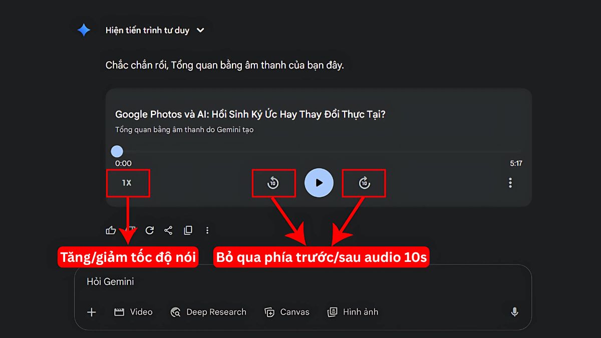 Hướng dẫn cách sử dụng tính năng Audio Overview của Gemini trên máy tính bước 4