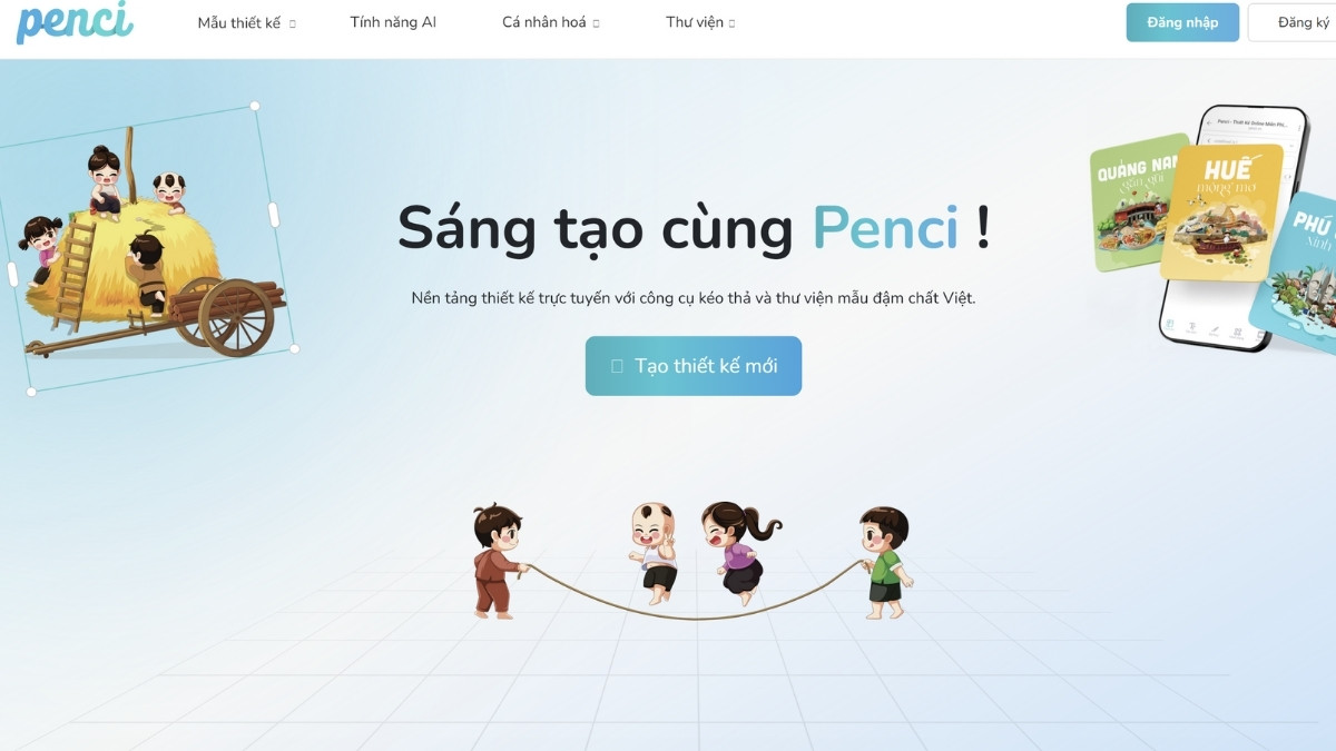 Trang Web Ghép Ảnh Tết Bằng AI- Penci AI