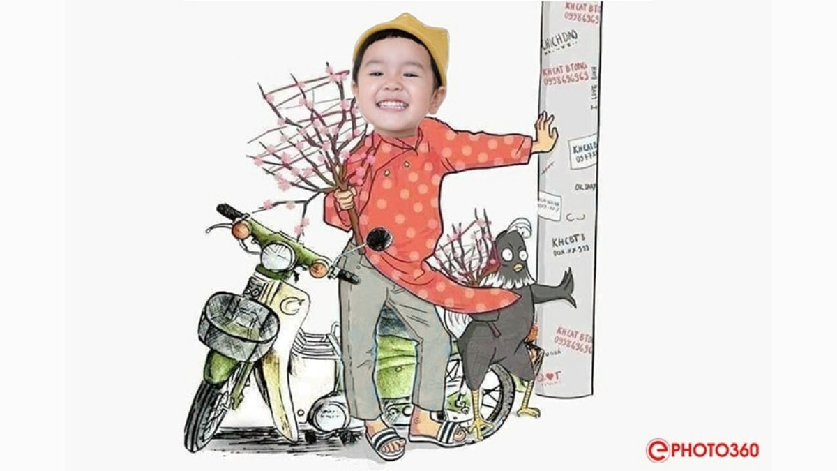 Trang Web Ghép Ảnh Tết Bằng AI- Ephoto360