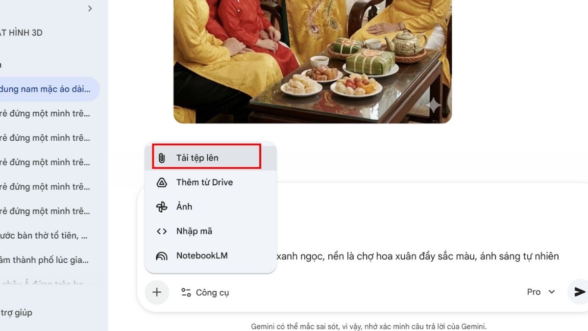 Cách Ghép Mặt Vào Ảnh Tết Bằng AI Với Gemini bước 3