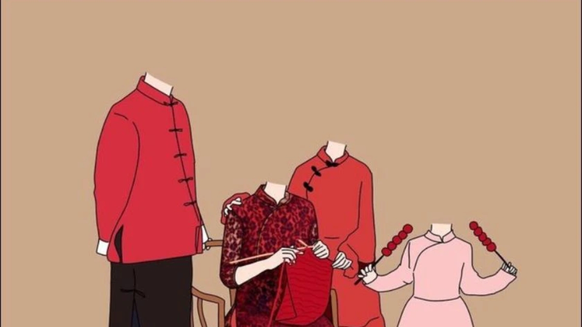 Mẫu Ghép Ảnh Tết Gia Đình 1