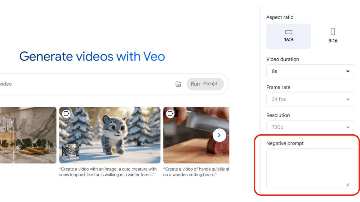 Hướng dẫn cách sử dụng Google AI Studio tạo video với Veo AI bước 3.5