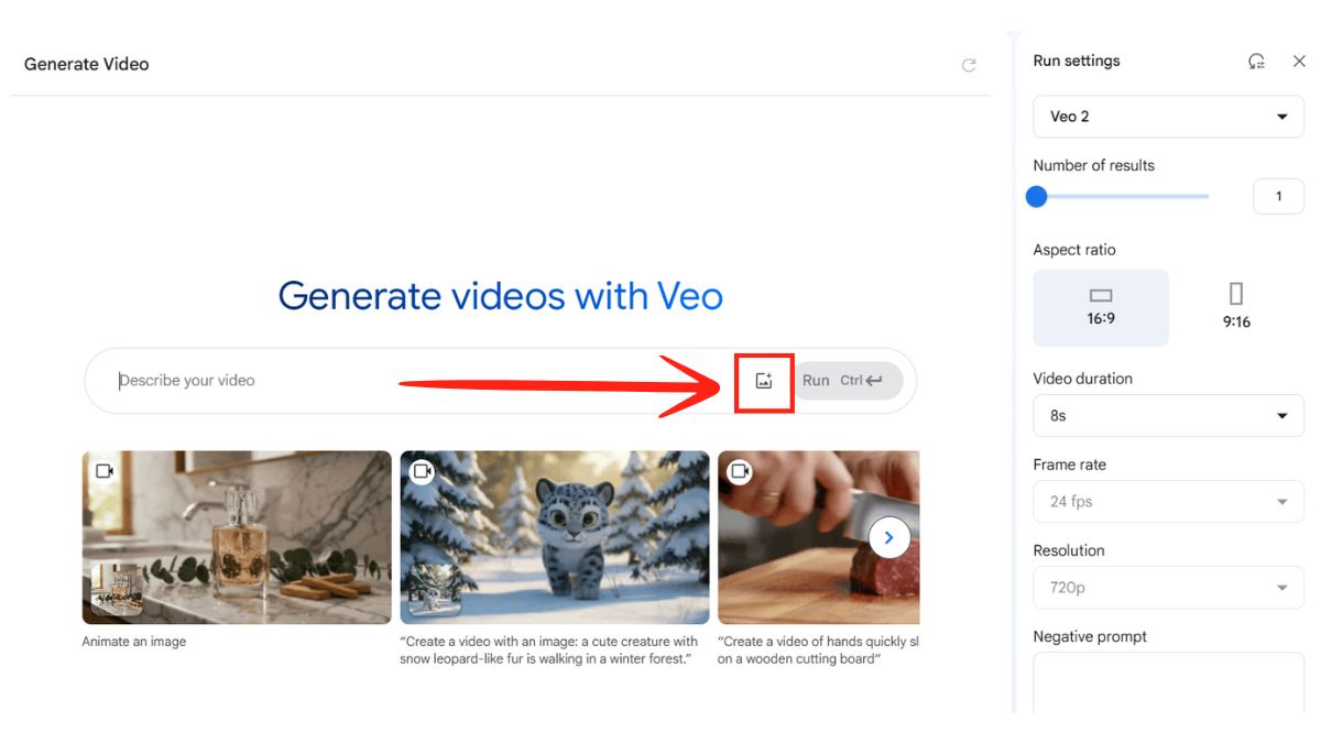 Hướng dẫn cách sử dụng Google AI Studio tạo video với Veo AI bước 2.3