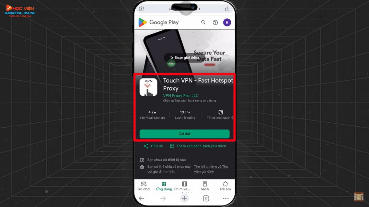 Hướng dẫn sử dụng Google Veo 3 qua Google Lab (Flow) trên điện thoại bước 1.3