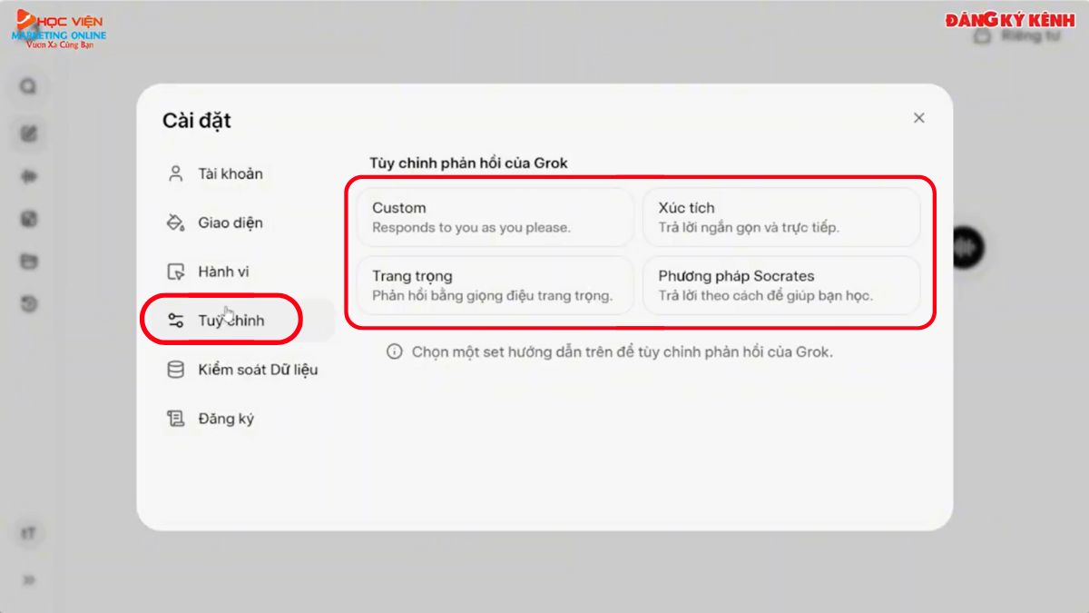 Hướng Dẫn Cách Sử Dụng Grok AI- Hỏi đáp- Chat Bước 1.2