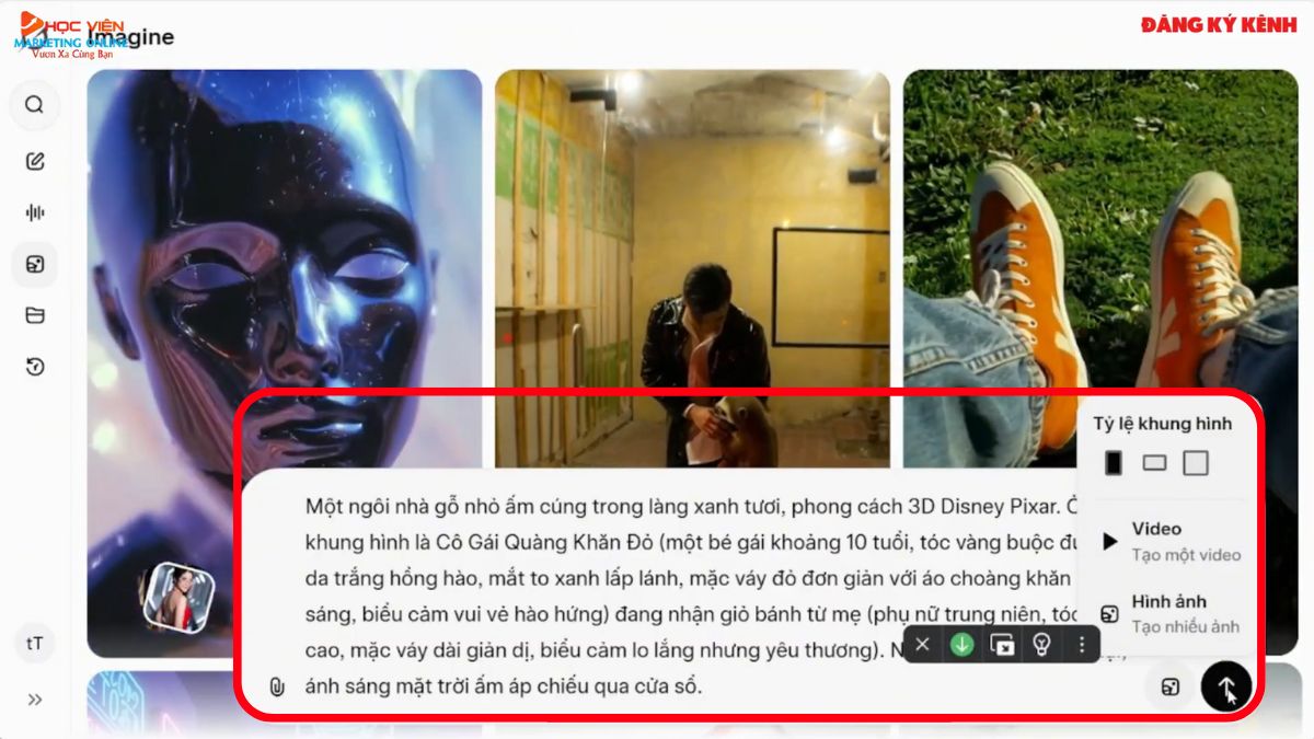 Hướng Dẫn Cách Sử Dụng Grok AI- Tạo video hoạt hình bước 2