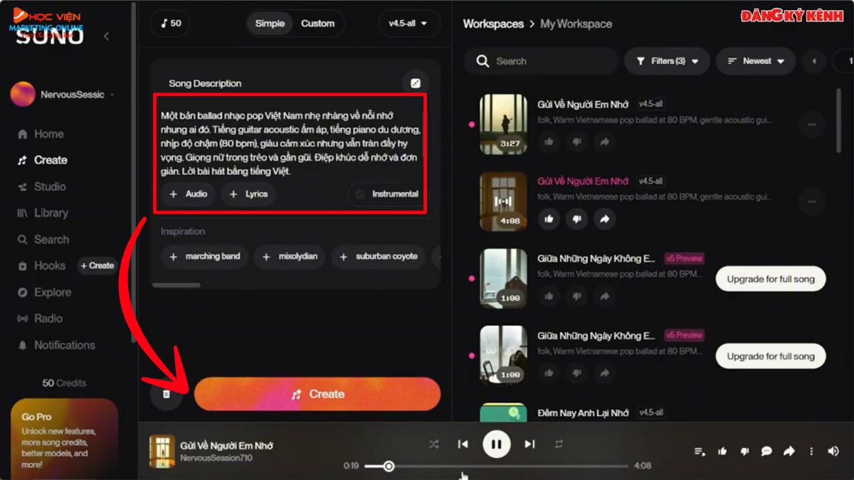 Hướng Dẫn Cách Sử Dụng Grok AI- Tạo video âm nhạc bước 1.1