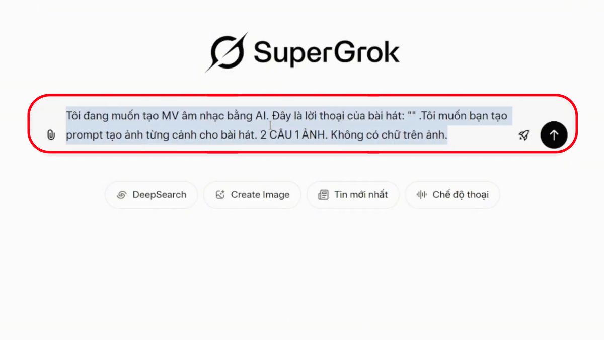 Hướng Dẫn Cách Sử Dụng Grok AI- Tạo video âm nhạc bước 2.1