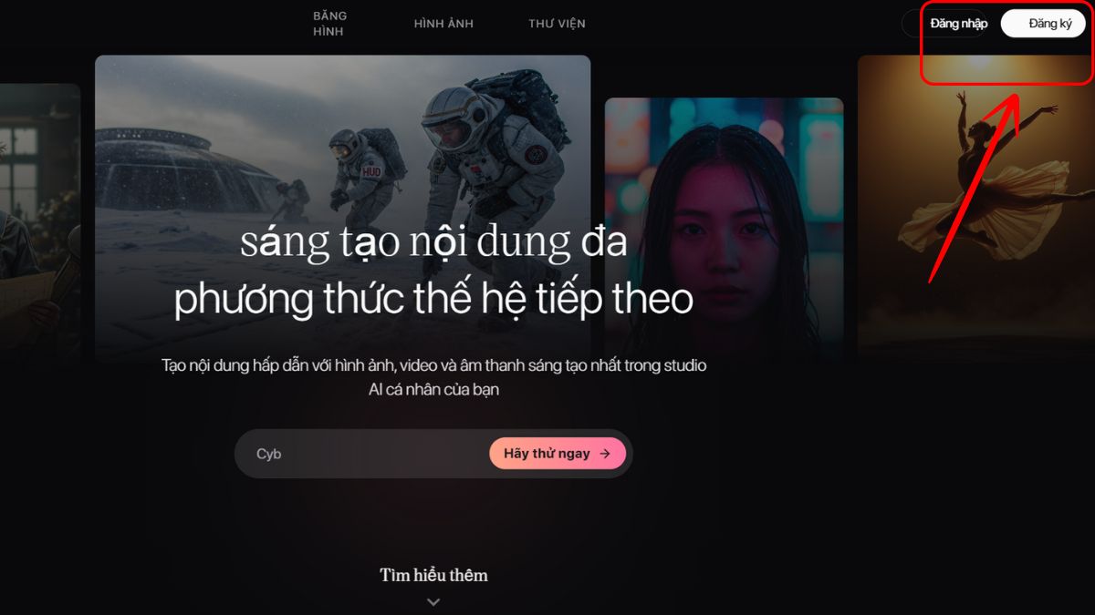 Hướng dẫn cách tạo video với Hedra AI Character 3 bước 1