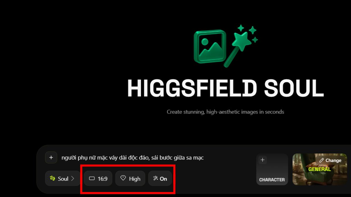 Hướng dẫn cách sử dụng Higgsfield AI free tạo ảnh bước 4