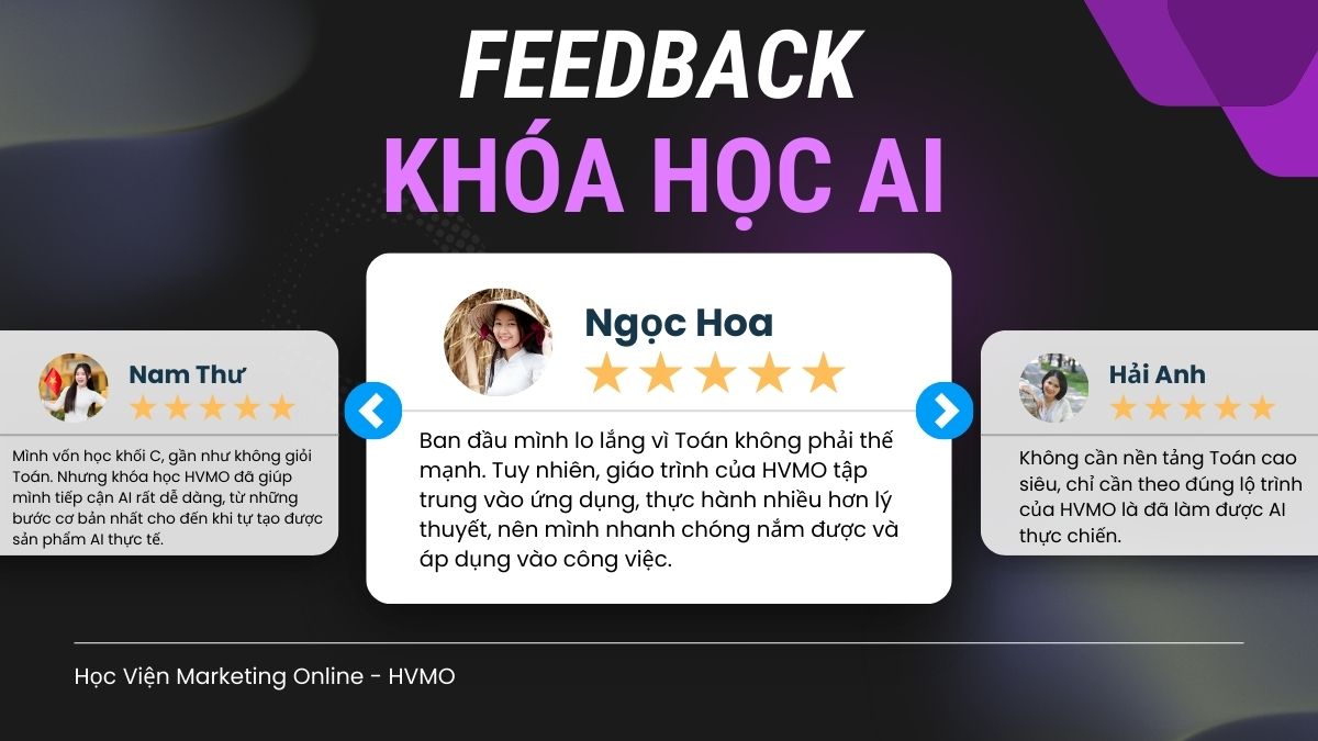 Trải Nghiệm Của Học Viên Về Khóa Học AI