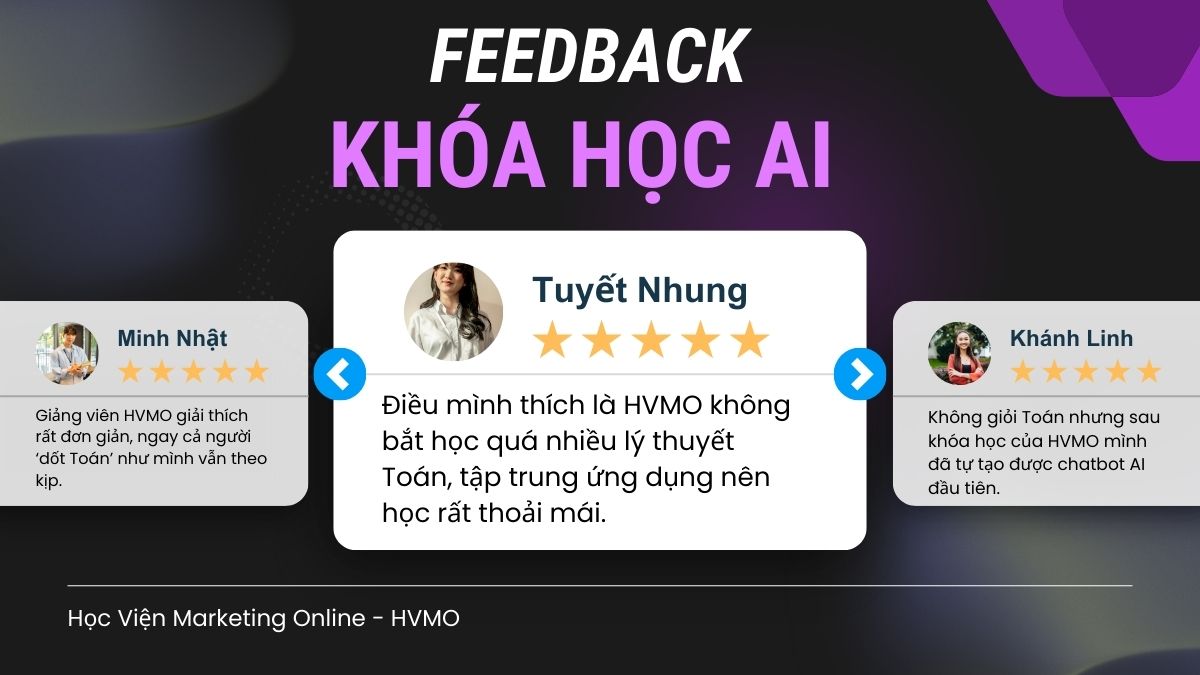 Trải Nghiệm Của Học Viên Về Khóa Học AI Trí Tuệ Nhân Tạo
