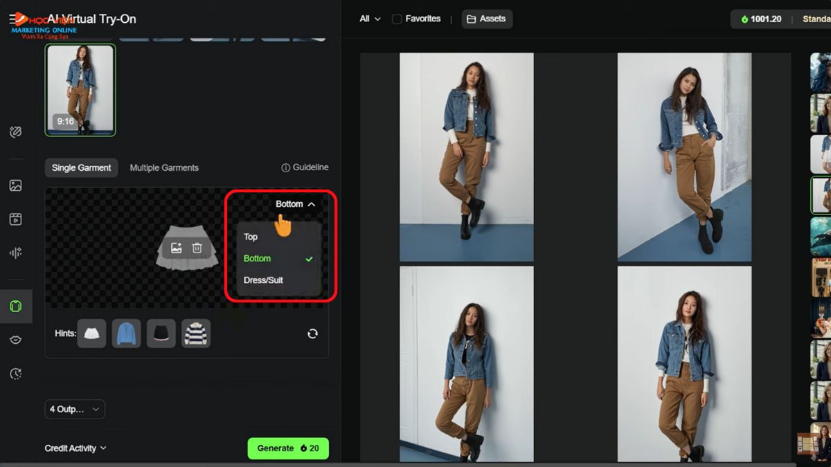 Thử đồ ảo với AI Virtual Try-On bước 5