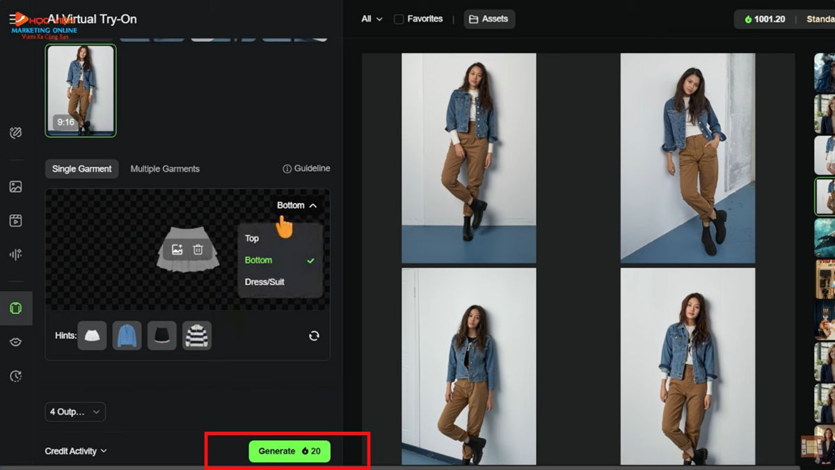 Thử đồ ảo với AI Virtual Try-On bước 5