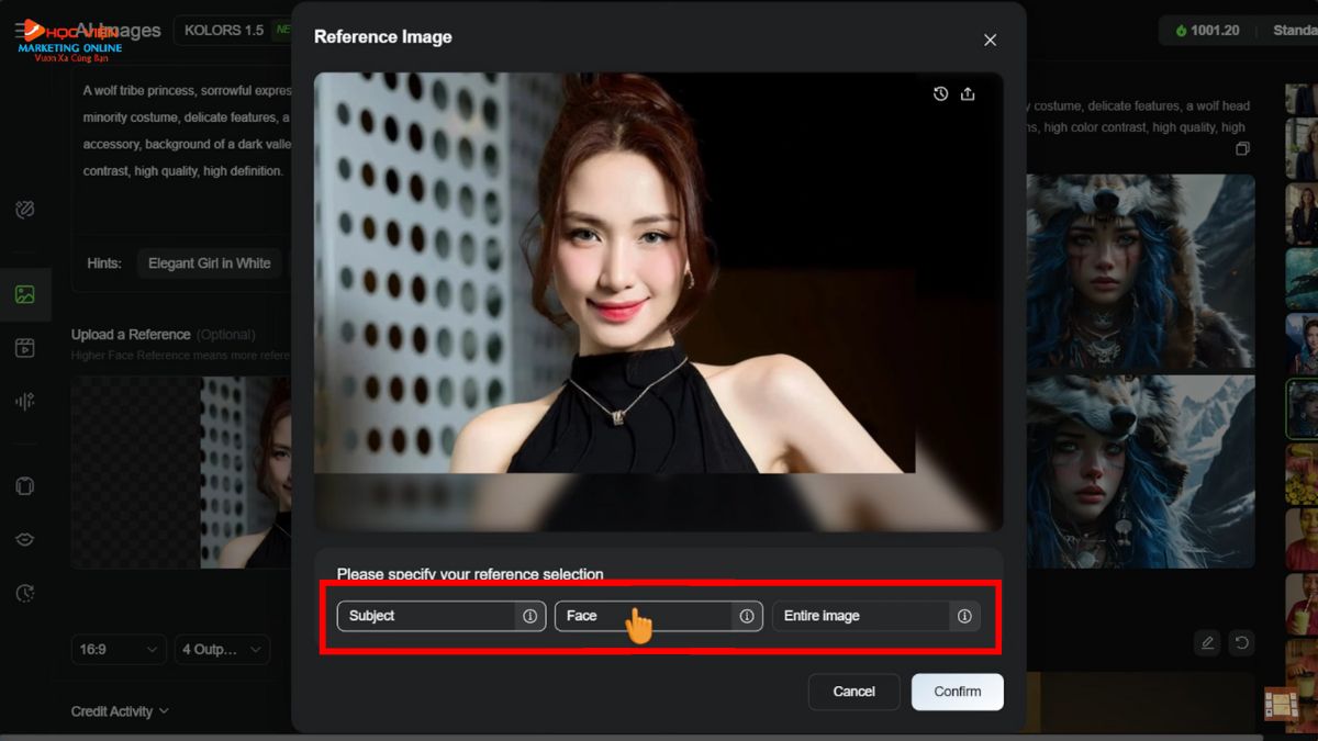 Hướng dẫn cách sử dụng Kling AI miễn phí và chi tiết- Tạo ảnh model 1.5 bước 3.1