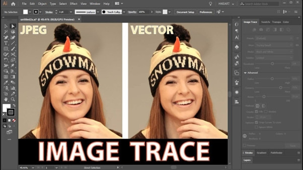 Image Trace trong AI Adobe Illustrator là gì?