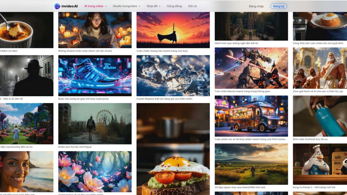 Tính năng chính của Invideo