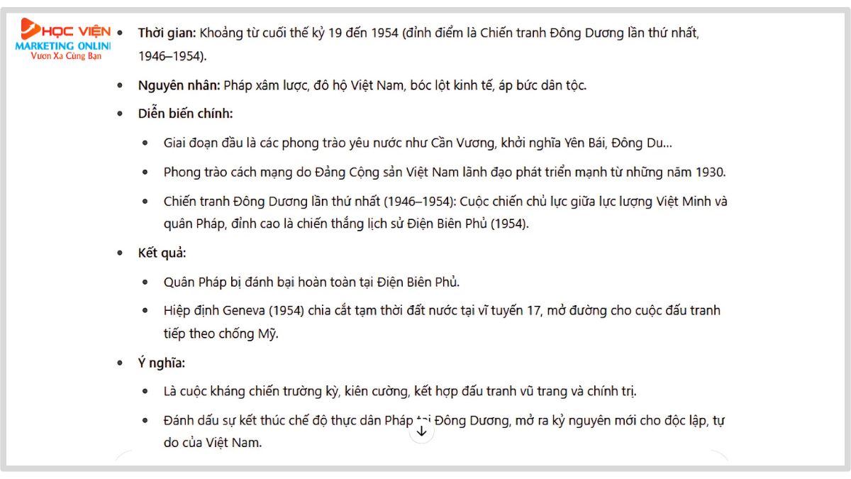Nội dung khóa học trí tuệ nhân tạo cho học sinh cấp 2-3 buổi 2.9