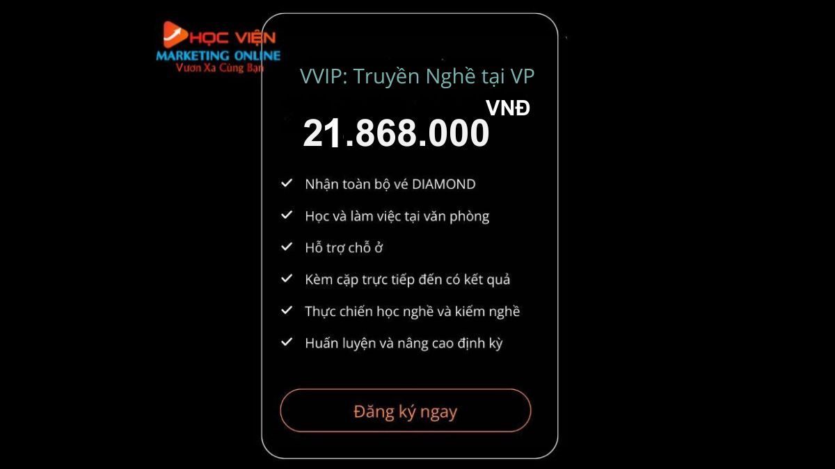 Bảng Giá Khóa Học Trí Tuệ Nhân Tạo Tại HVMO