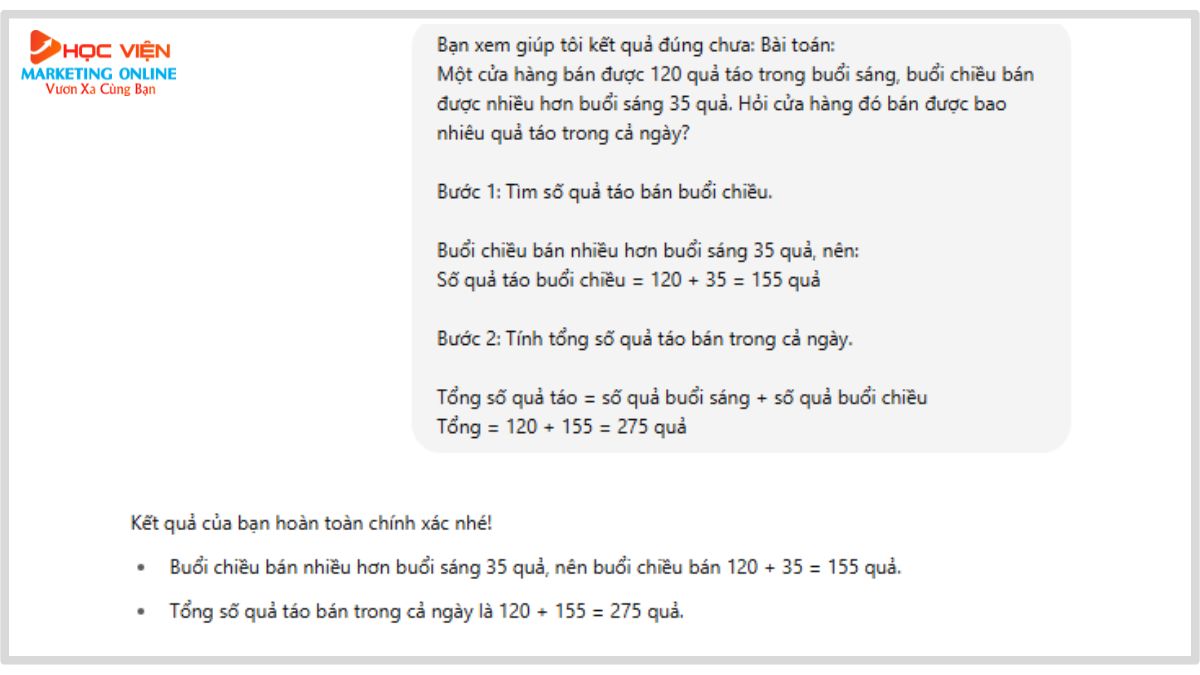 Khóa học trí tuệ nhân tạo cho trẻ em buổi 2.1