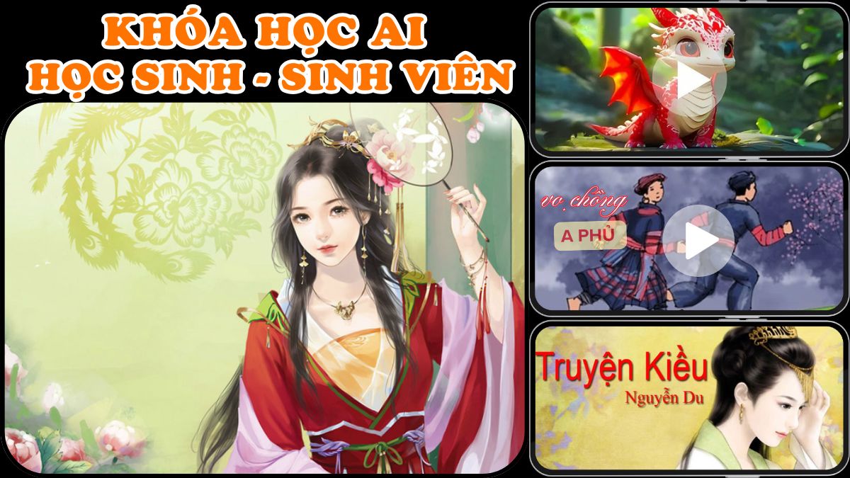Khóa học AI trí tuệ nhân tạo cho trẻ em, học sinh, sinh viên