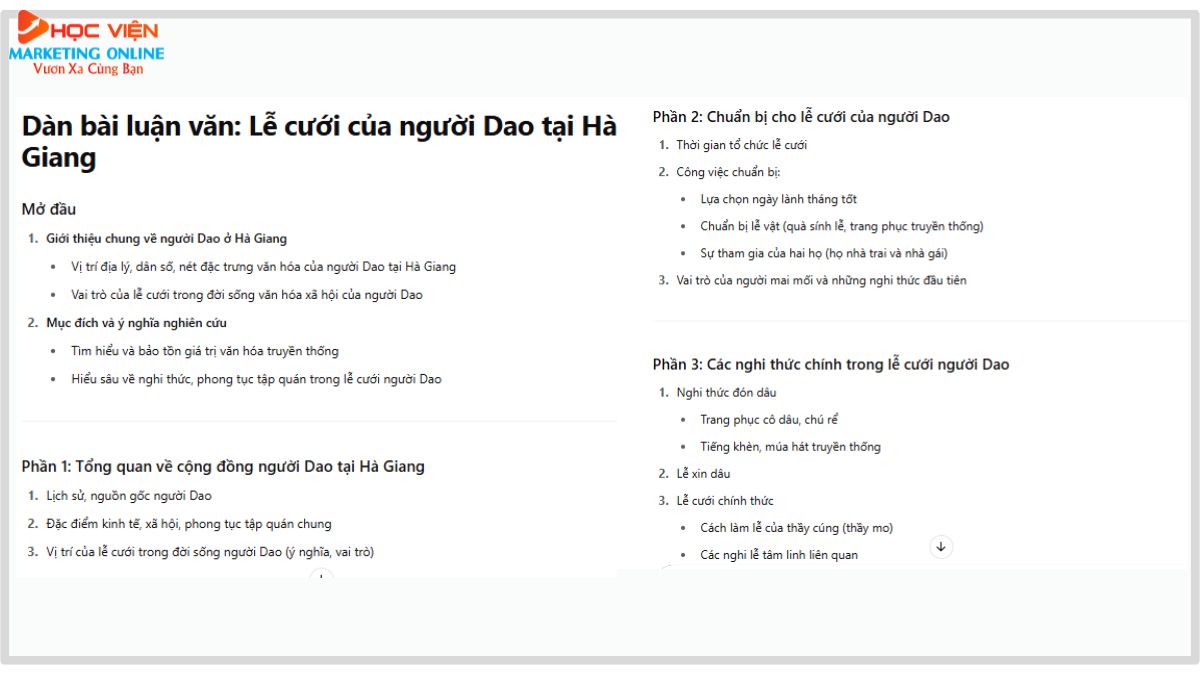 Nội dung khóa học trí tuệ nhân tạo cho sinh viên buổi 1.1