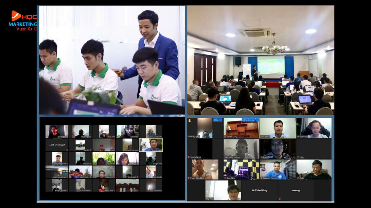 Lớp học AI đào tạo qua Zoom tại HVMO