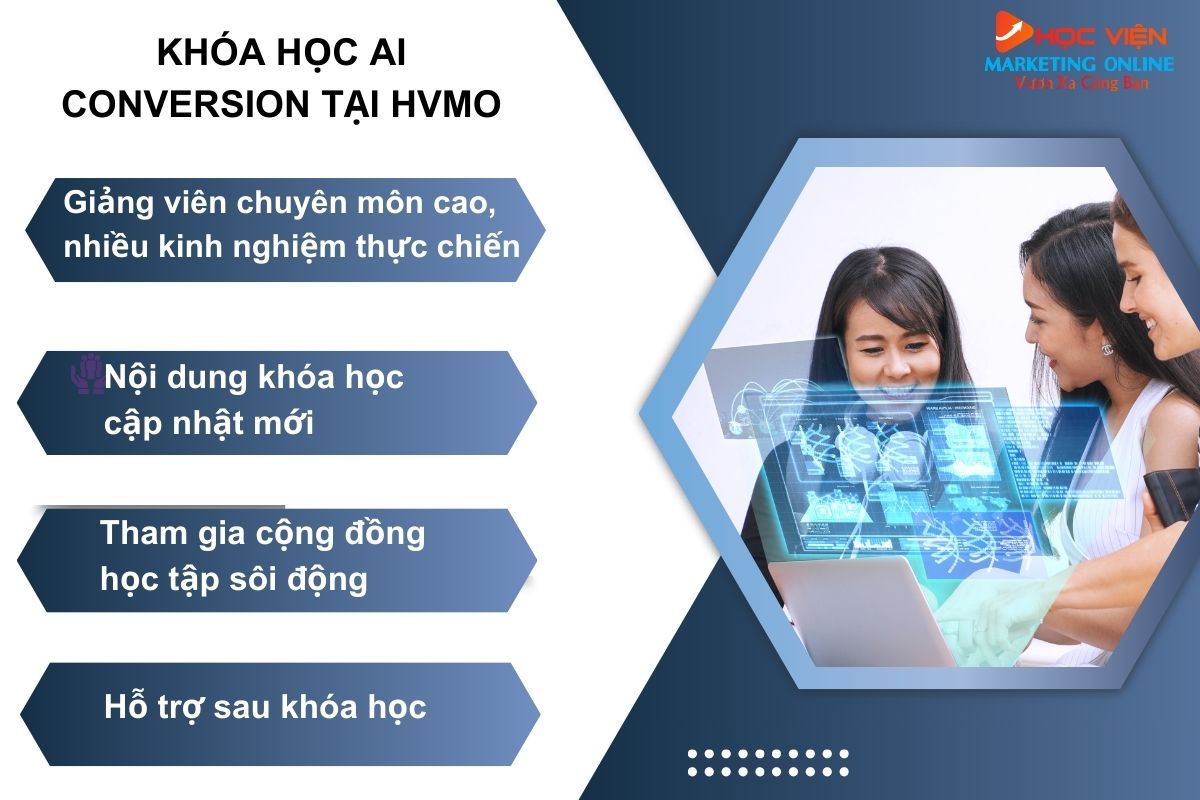 Tại sao nên lựa chọn khóa học AI Conversion tại Học viện Marketing online