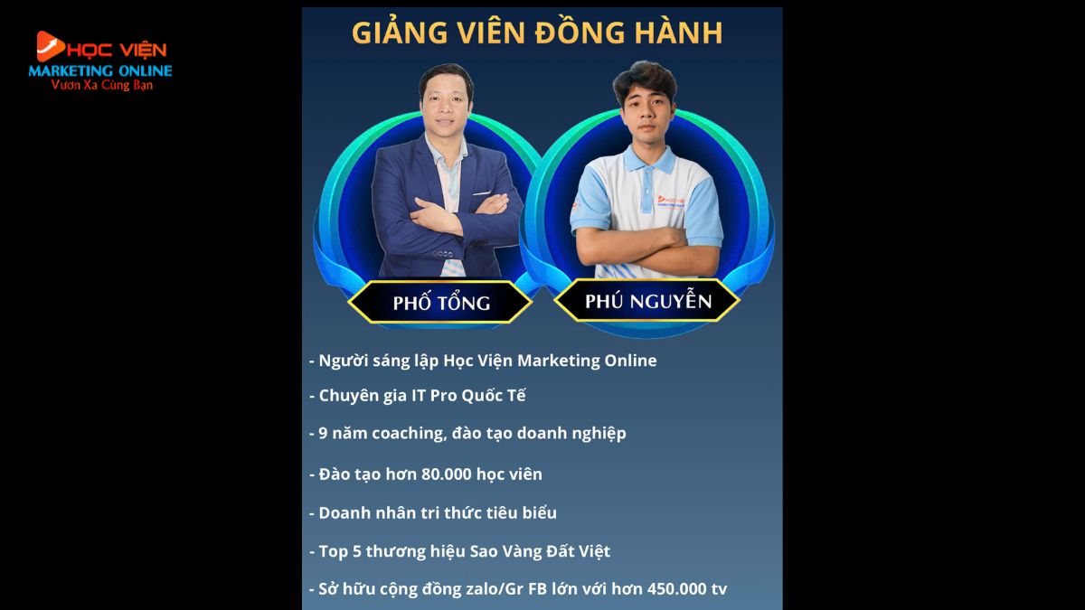 Tại sao nên lựa chọn khóa học AI Conversion tại Học viện Marketing online- Giảng viên chuyên môn