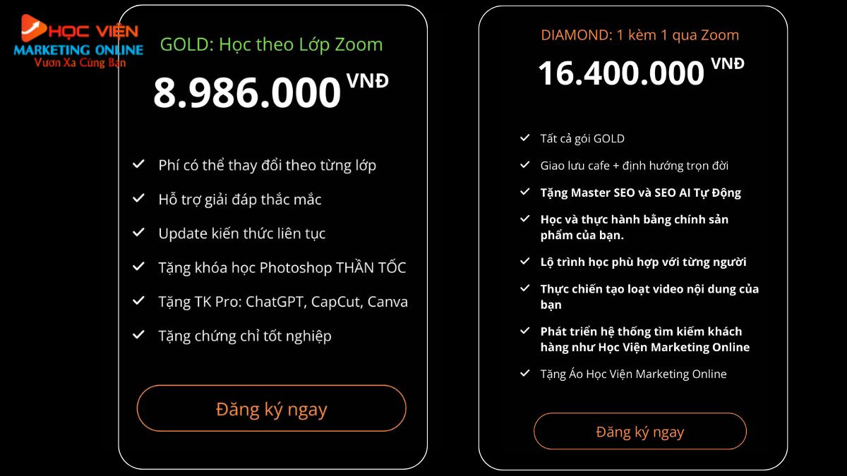 Học phí khóa đào tạo AI tại Hải Dương của HVMO
