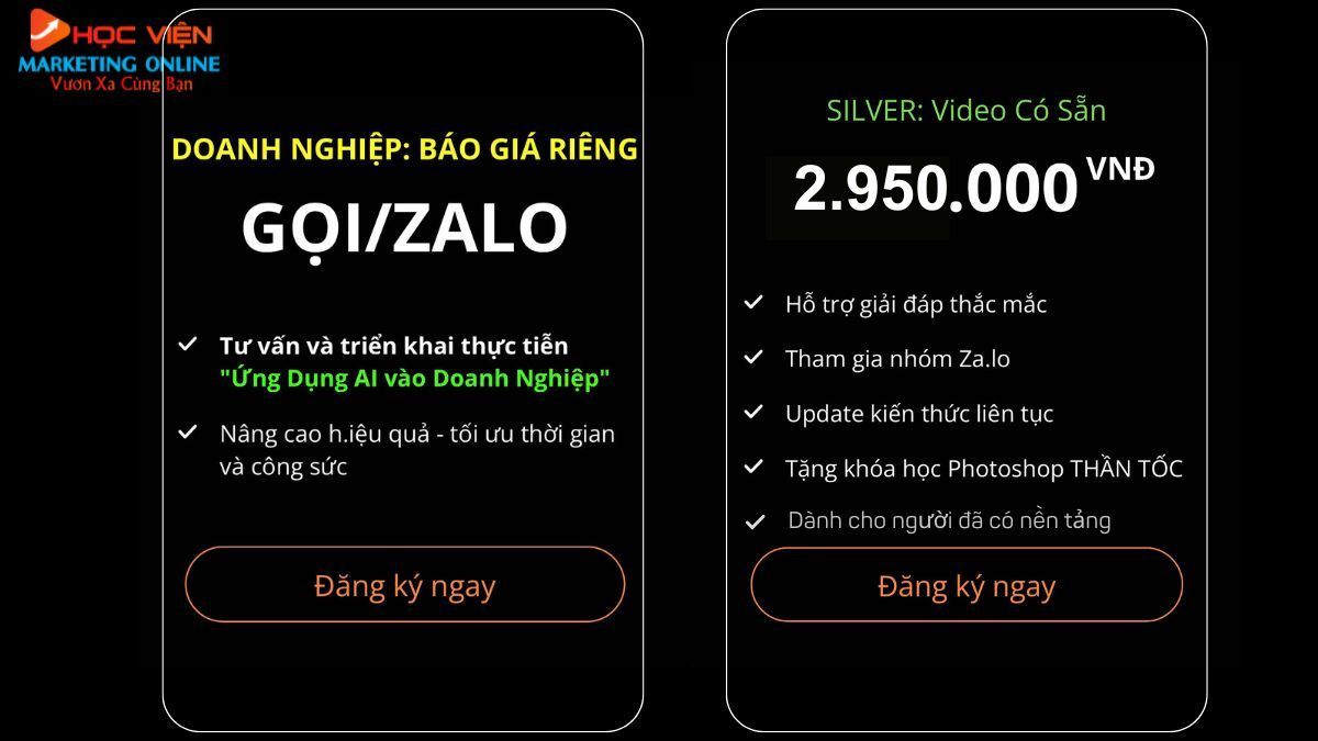 Bảng Giá Khóa Học Trí Tuệ Nhân Tạo Tại Quận Bình Tân