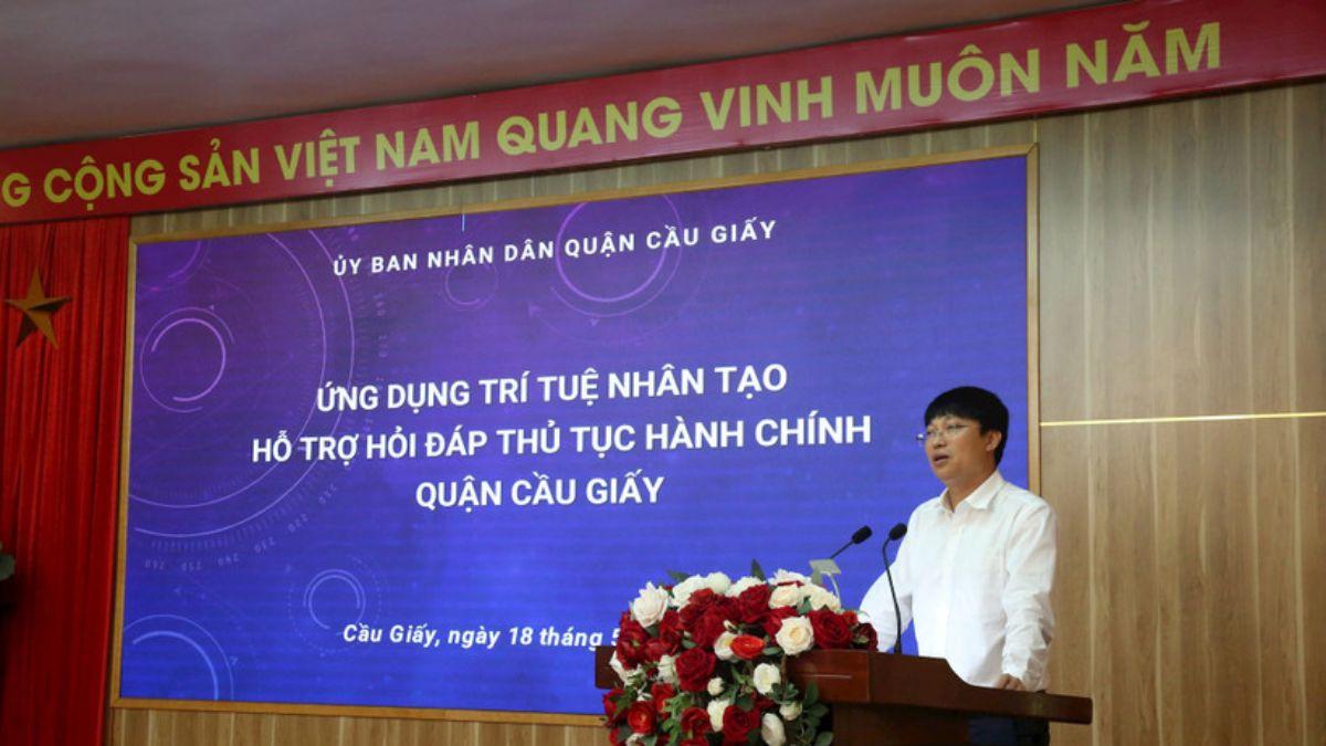 Tình Hình Học AI Trí Tuệ Nhân Tạo Tại Quận Cầu Giấy- Tập huấn AI trong các thủ tục hành chính