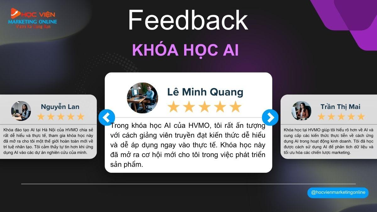 Feedback Về Khóa Học AI Tại Quận Hai Bà Trưng