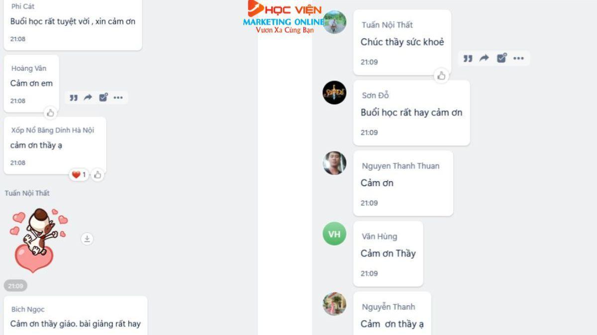 Feedback Về Khóa Học AI Trí Tuệ Nhân Tạo Trước Đó Từ Học Viên
