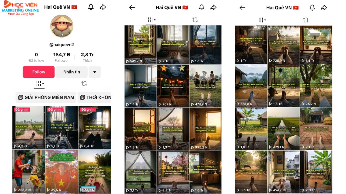 Đơn vị mở khóa học AI tại Thanh Hóa uy tín- HVMO sở hữu kênh Tiktok triệu view