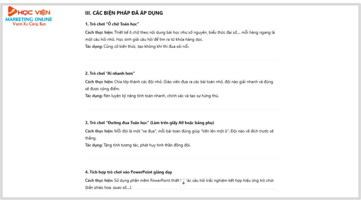 AI trong giáo dục- Soạn sáng kiến kinh nghiệm cho giáo viên