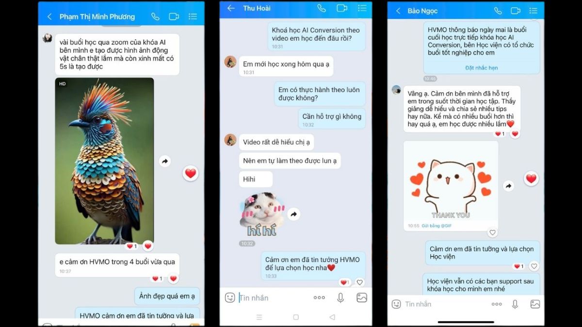 Cảm Nhận Của Học Viên