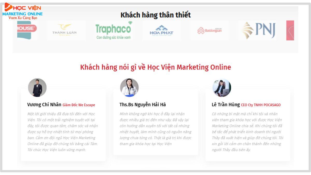 Kiểm tra sự uy tín của đơn vị đào tạo bằng cách xem phản hồi thực tế của học viên