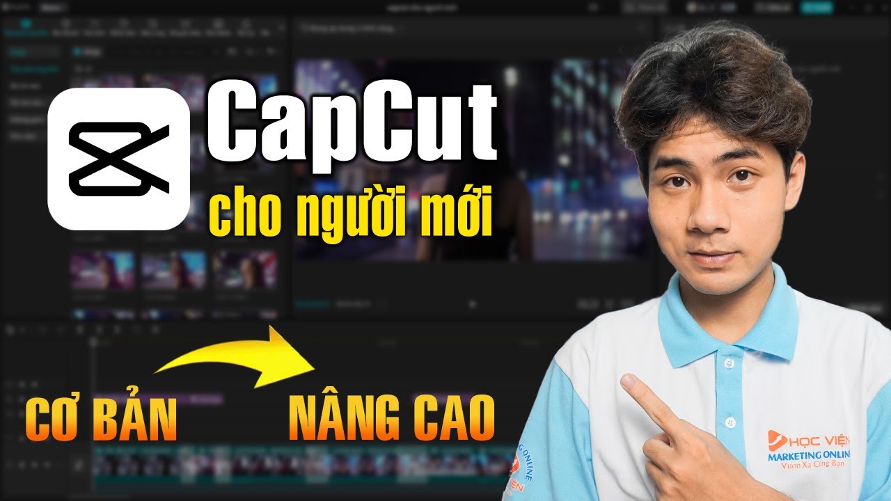 Khóa học edit video CapCut chuyên sâu, uy tín tại HVMO