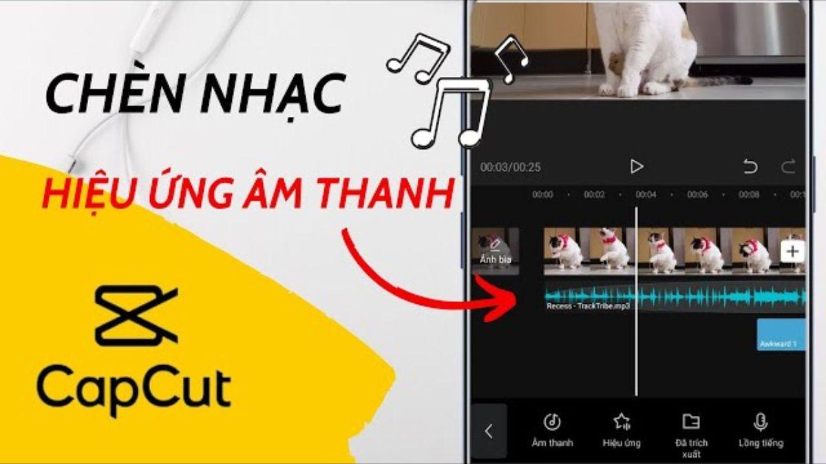 5 thủ thuật hữu ích được chia sẻ trong khóa học edit video CapCut của HVMO- Hiệu ứng âm thanh cuốn hút