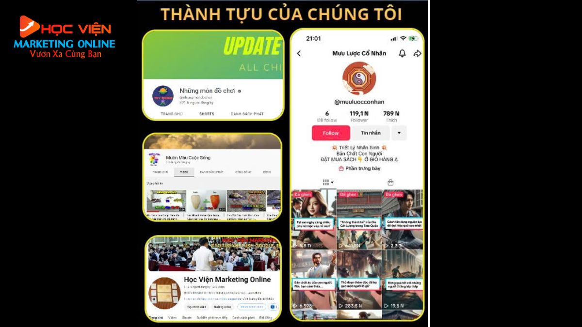 Thành tựu của HVMO