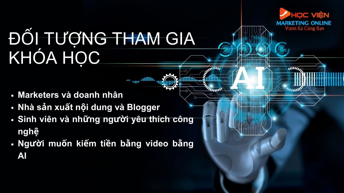 Đối tượng nên tham gia khóa học video bằng AI