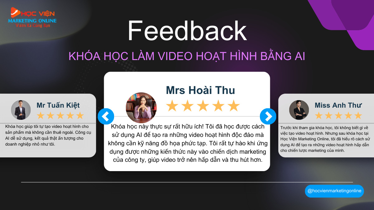 Đánh giá của học viên về khóa học