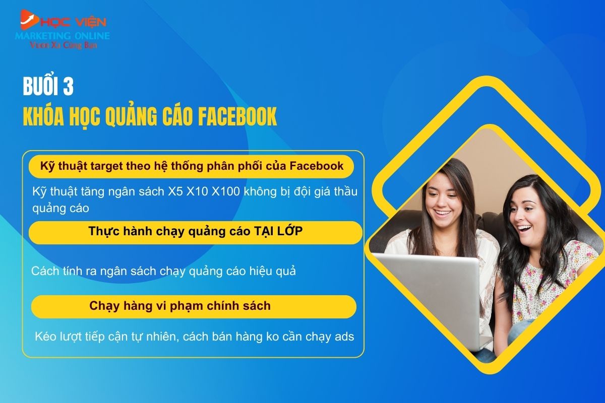 Nội dung khóa học quảng cáo Facebook buổi 3