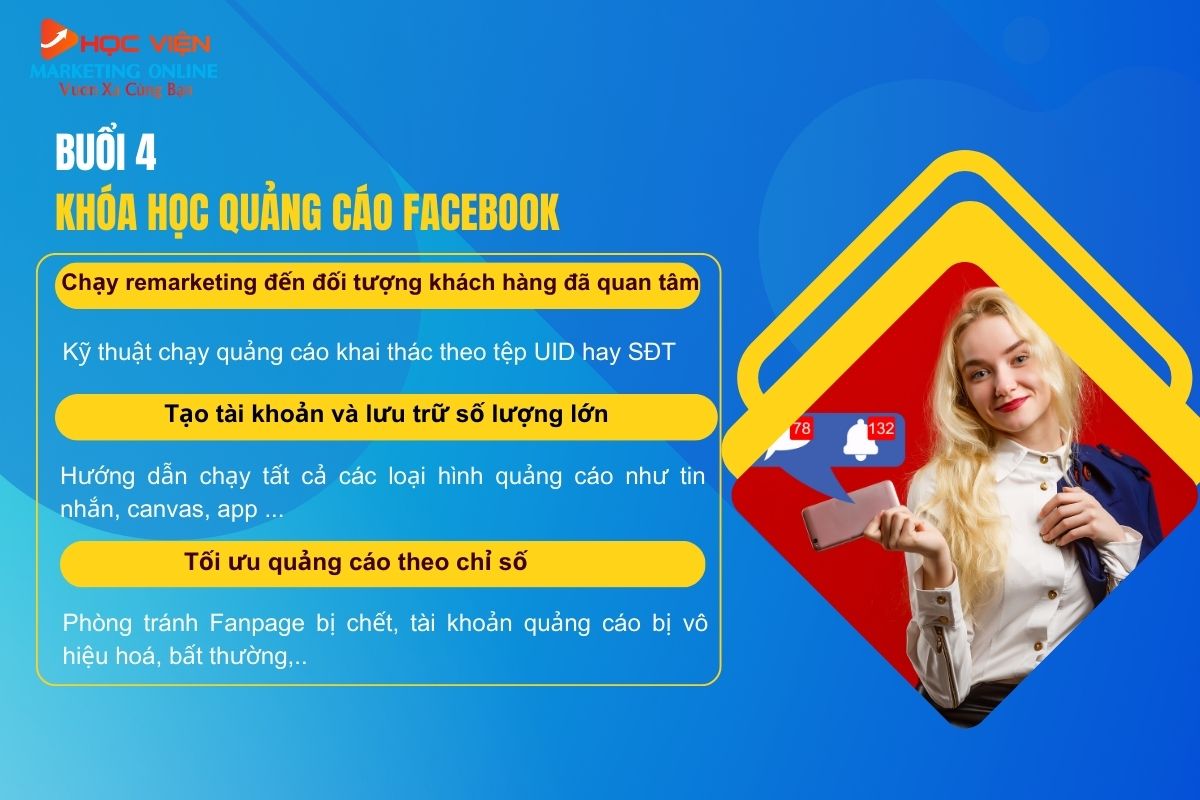 Nội dung khóa học quảng cáo Facebook buổi 4