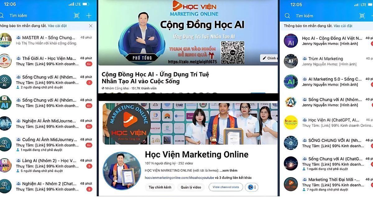 HVMO sở hữu nhiều Group Facebook hỗ trợ học viên giải đáp vướng mắc sau khóa học
