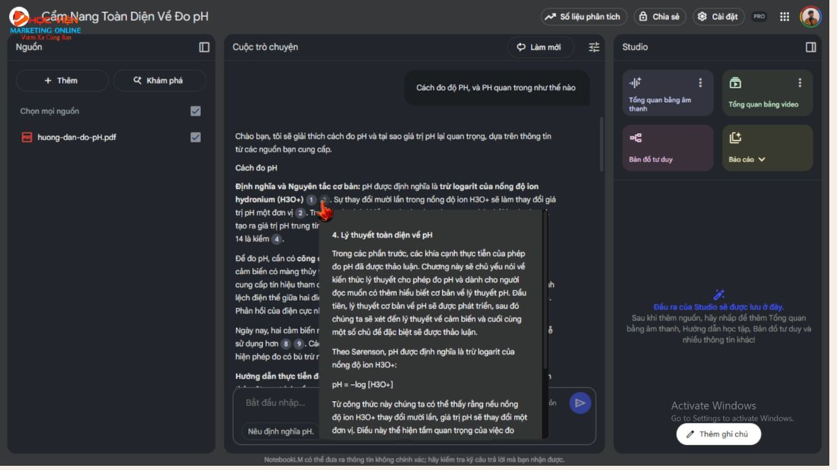 Tính Năng Chính Khi Phân Tích Và Tương Tác- Đánh dấu vị trí thông tin